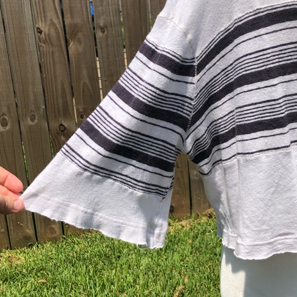 Free People We the Free Seaside Cowl Neck Crop Top - Picture 5 of 7